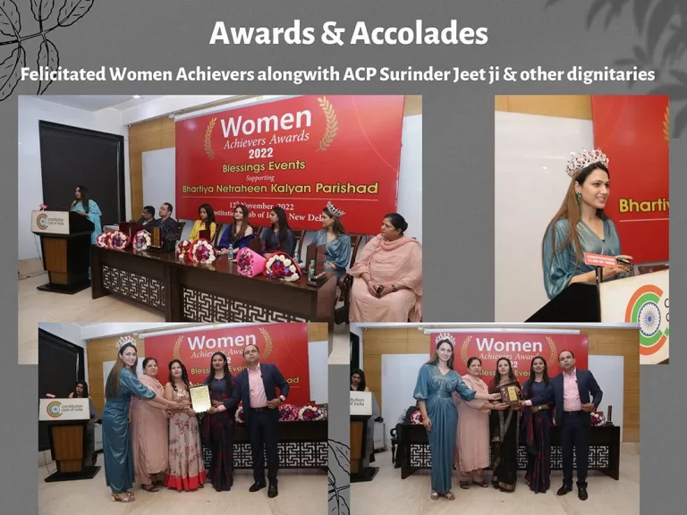 komal nirula in women achiever award
